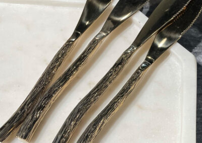 Blue pheasant flatware housewares trends