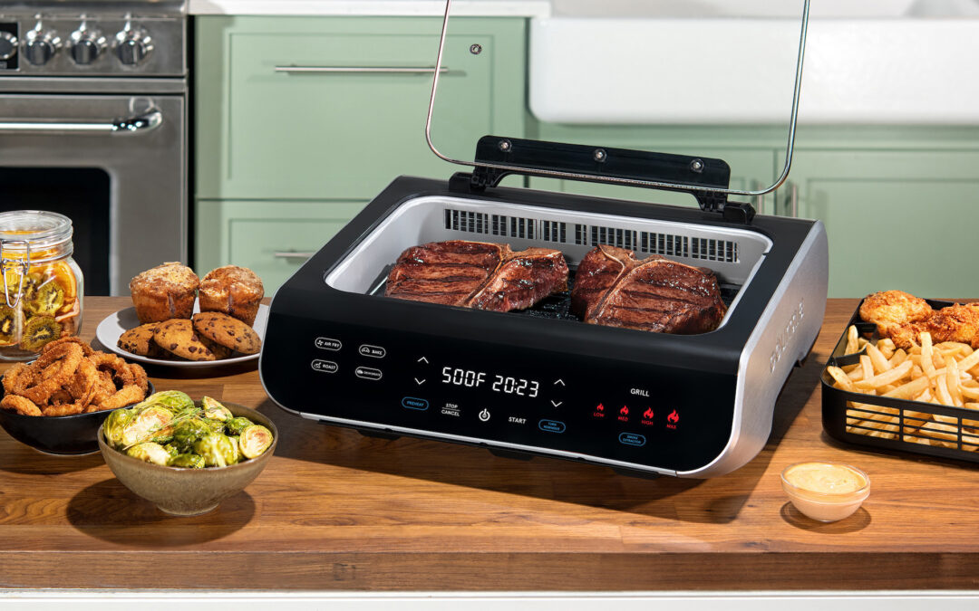 Gourmia Introduces FoodStation Indoor Grill/Air Fryer