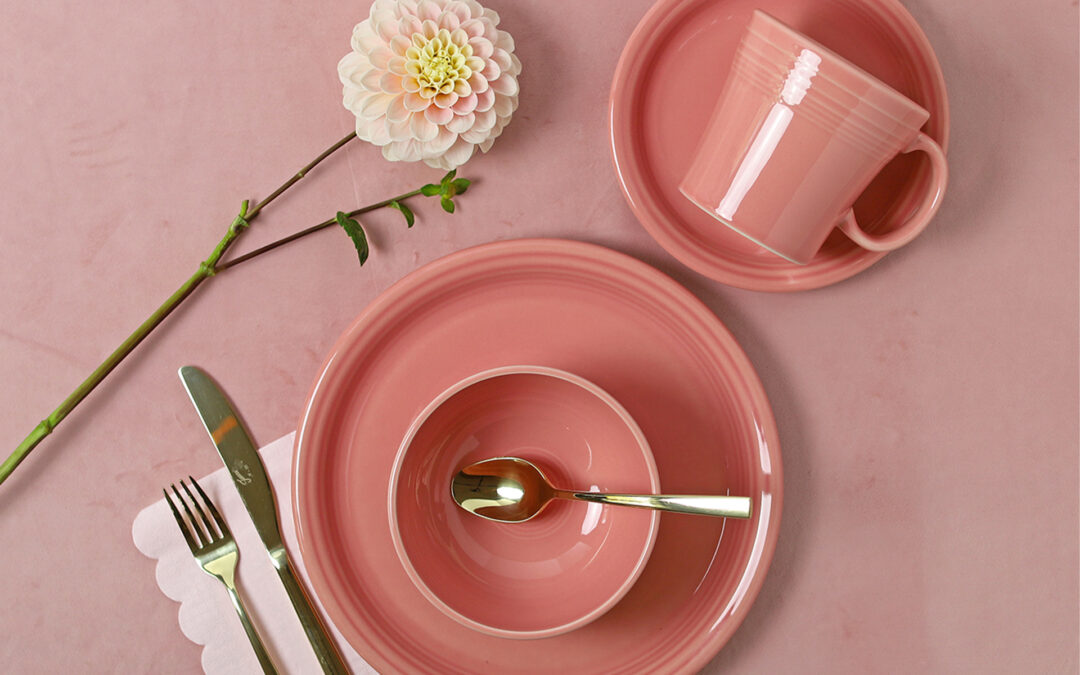 Fiesta Debuts Peony Color, Updated Tableware Designs