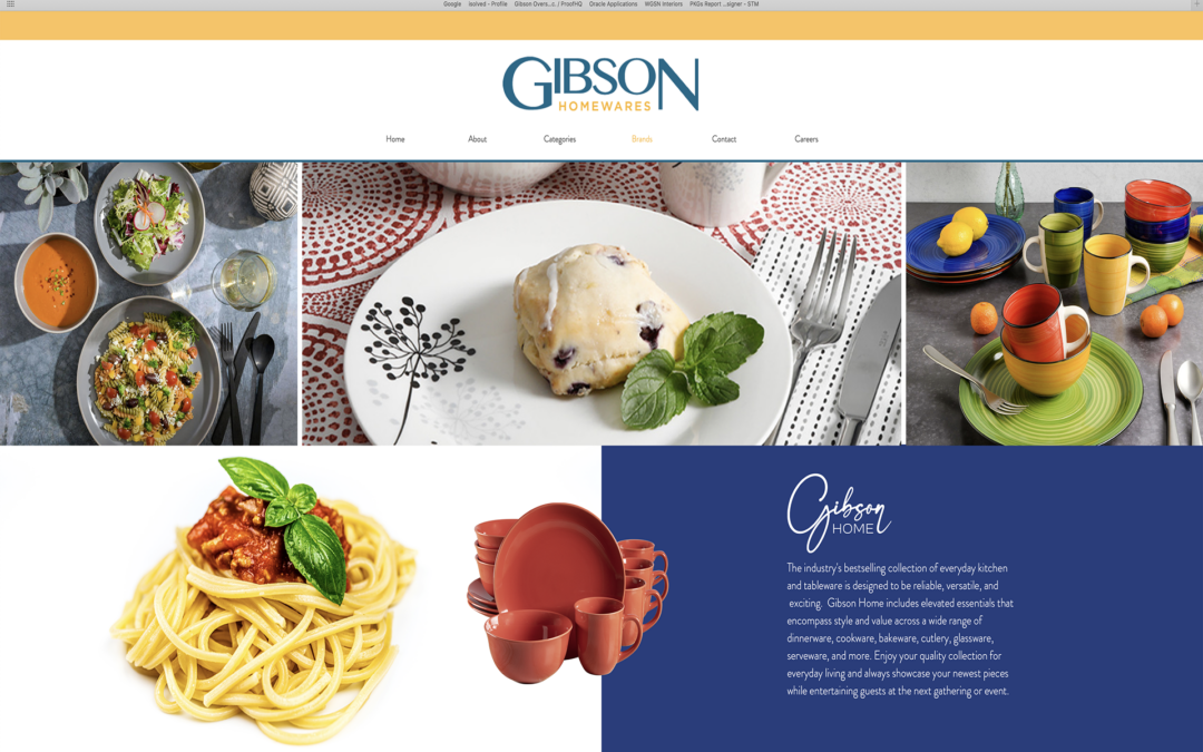 Gibson Homewares Debuts New Corporate Identity at The Inspired Home Show