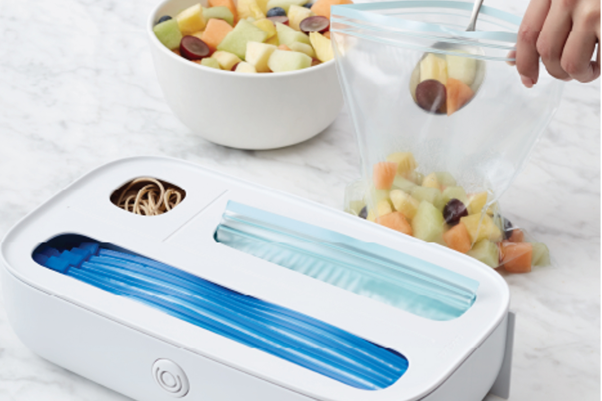 The YouCopia FreezeUp Freezer Bin Organizes Your Food