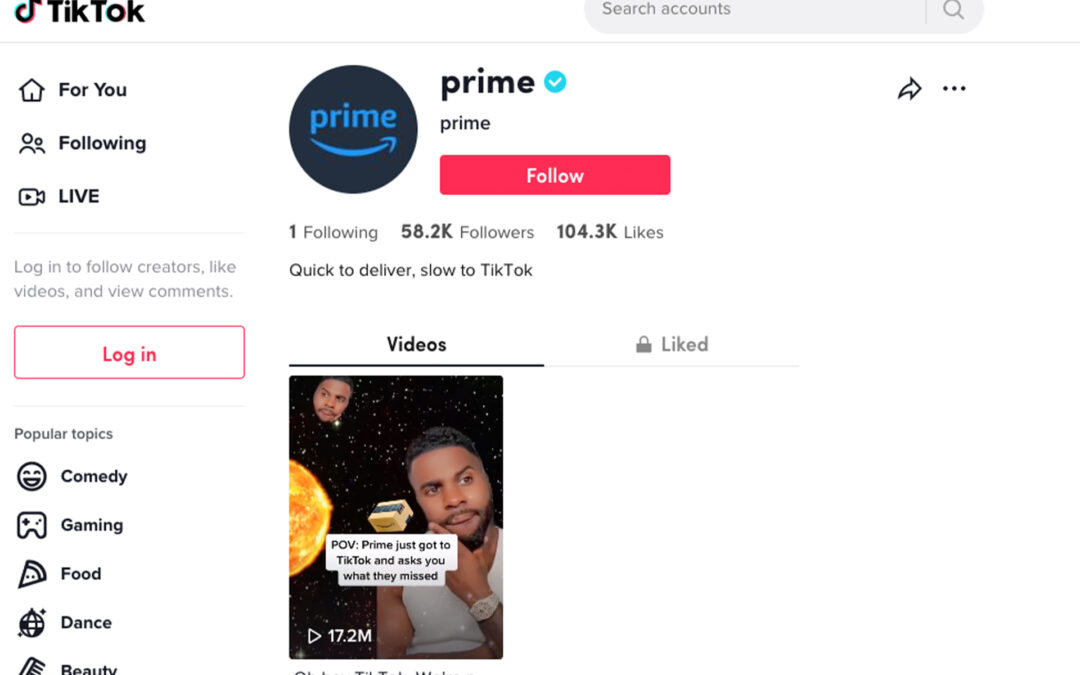 Prime Teams with Musician Derulo for First TikTok