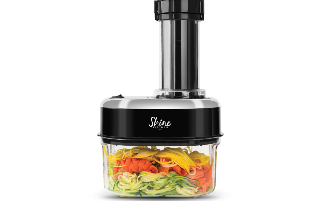 Shine Kitchen Debuts 4-in-1 Electric Spiralizer