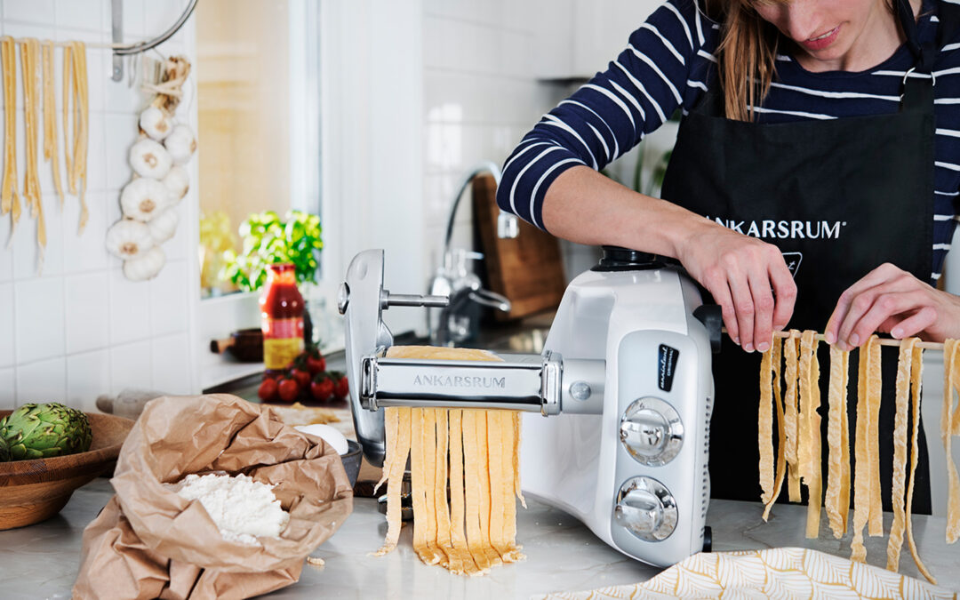 Ankarsrum Adds Lasagnette Pasta Cutter for Stand Mixer