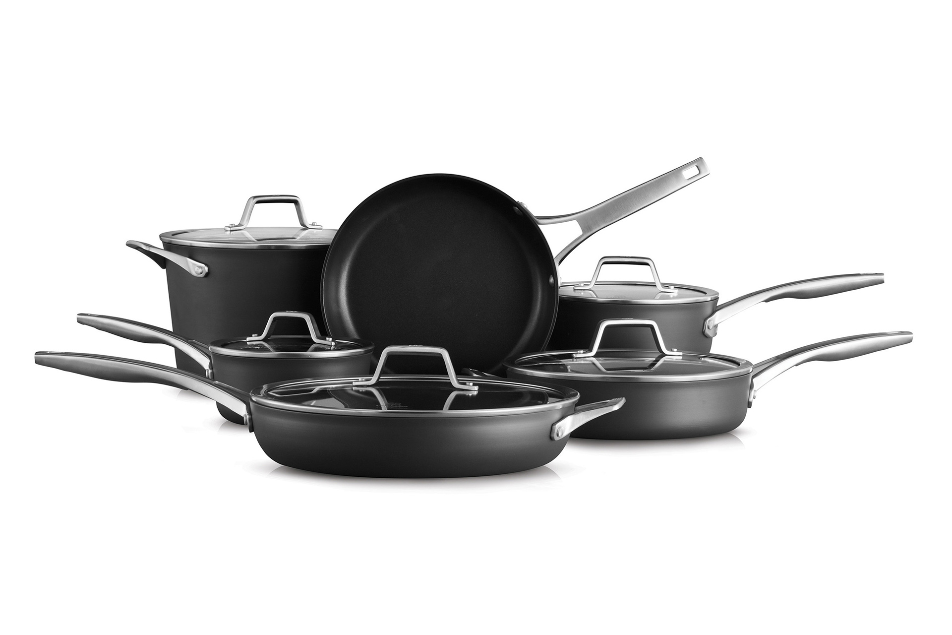 Select By Calphalon With Aquashield Nonstick 10pc Cookware Set