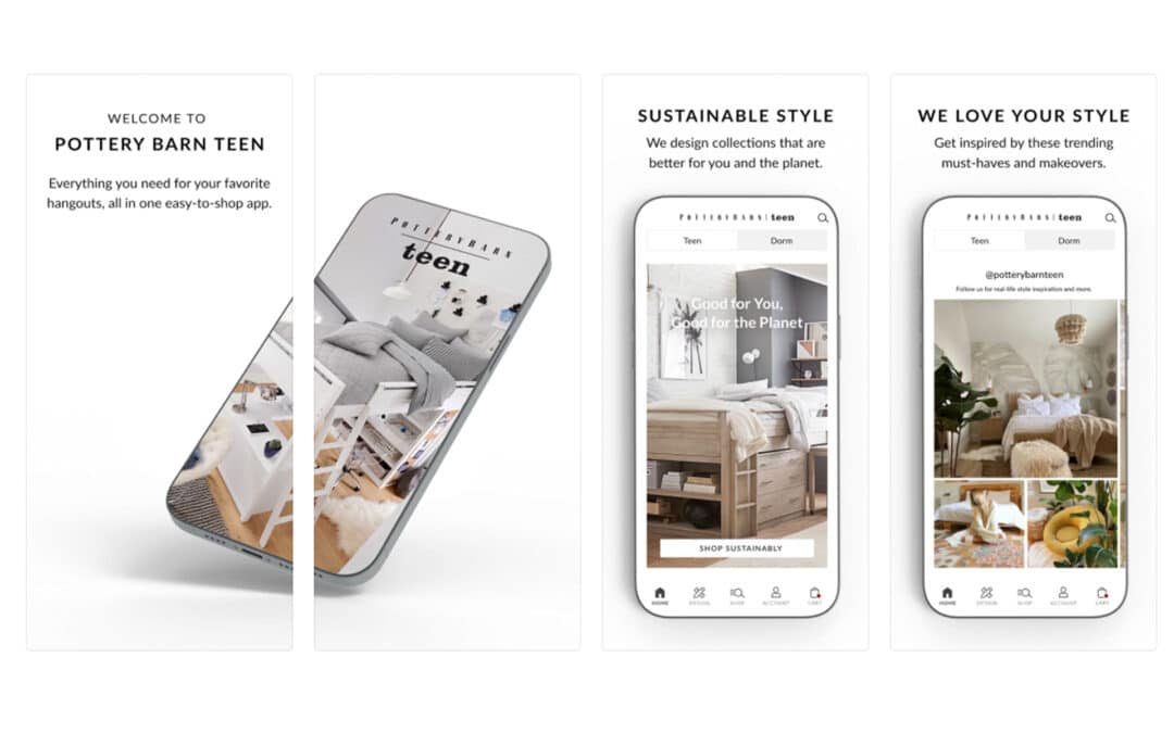 Pottery Barn Kids, Teen Launch New Apps