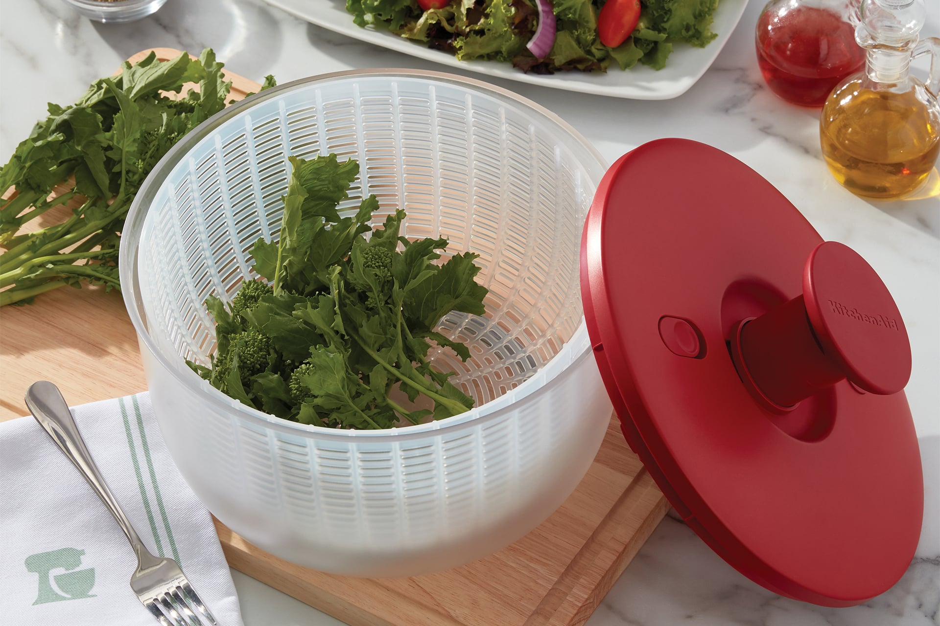 Lifetime Salad Spinner, Knife Sharpener Simplify Tasks