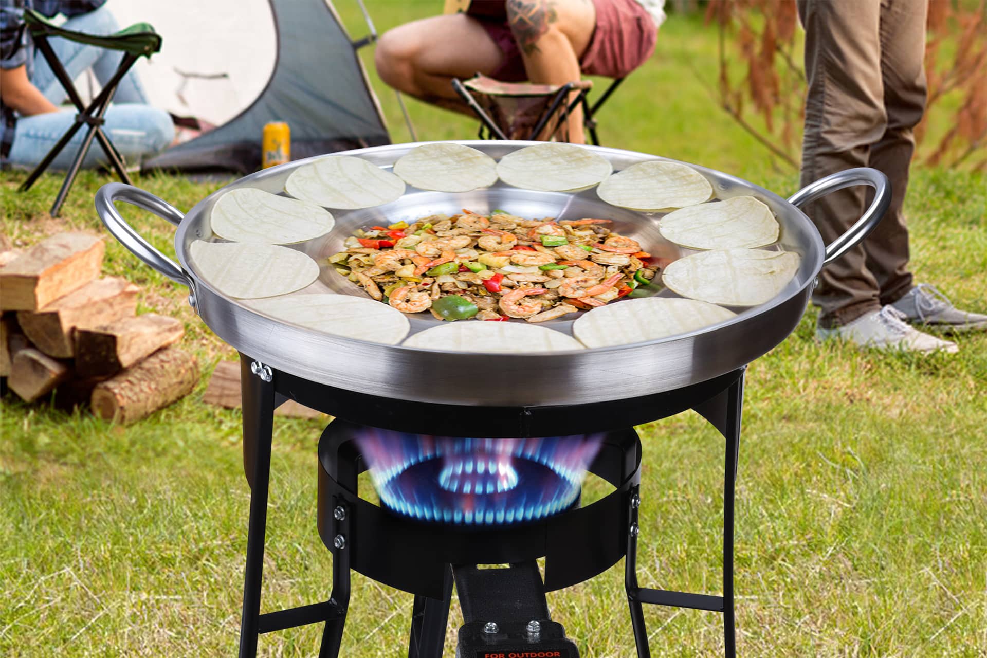 Giant wok!!!  Outdoor kitchen, Fire cooking, Outdoor cooking