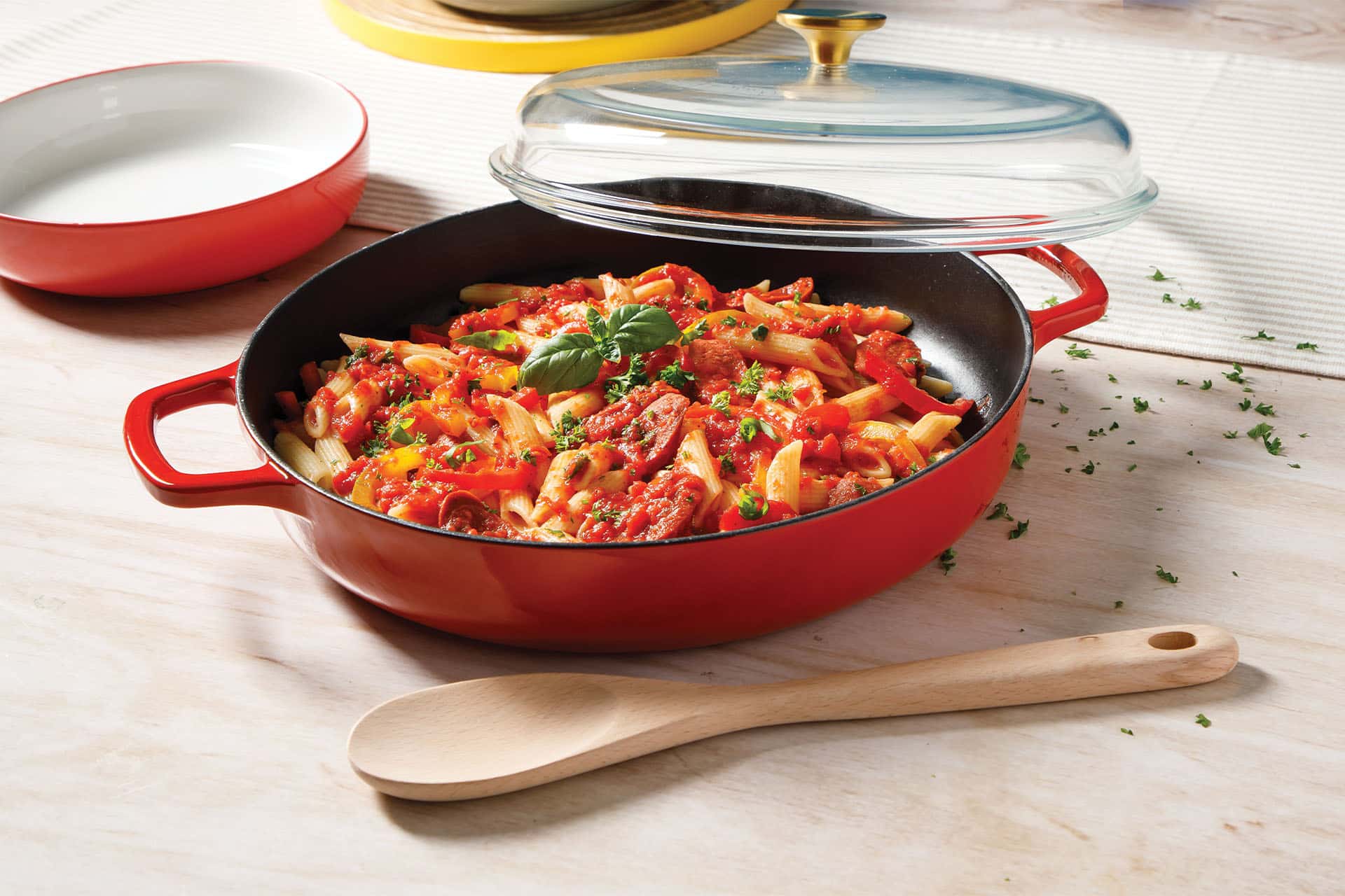 Sur La Table Enameled Cast Iron Skillet, 10