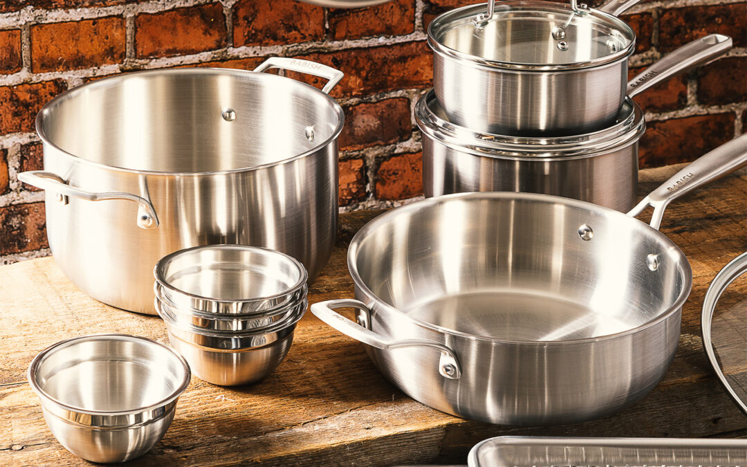 Gibson Releases Babish Stainless Steel Cookware Set