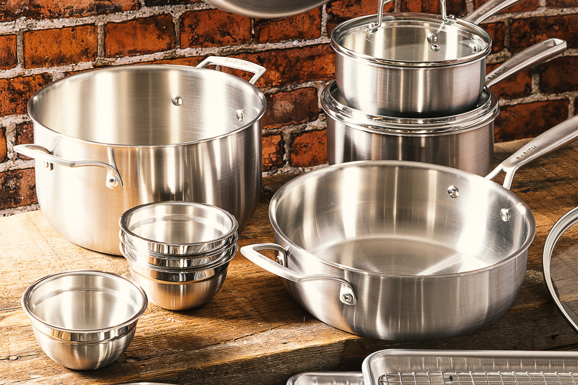 Gibson Releases Babish Stainless Steel Cookware Set