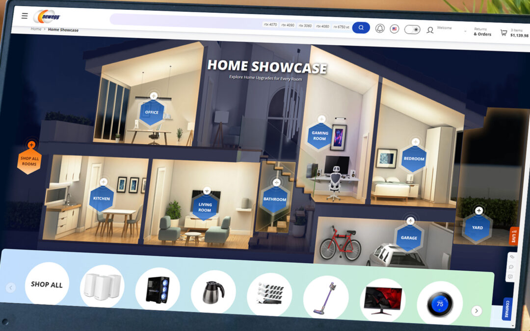 Newegg ‘Home Showcase’ Features AI-Enhanced Shopping for Household Goods