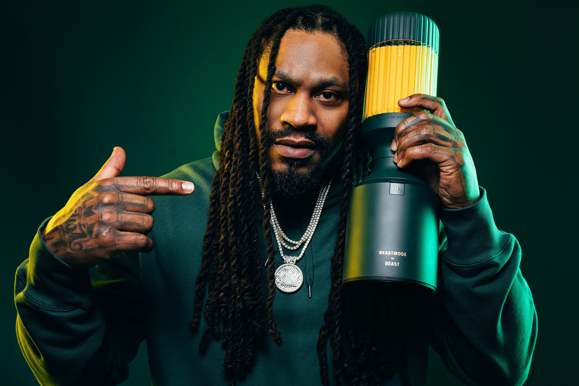 Beast Health and Marshawn Lynch Unleash Beastmode by Beast Blender