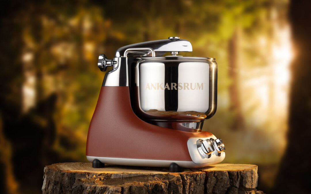 Ankarsrum Adds Rustic Maroon to Stand Mixer Color Selection