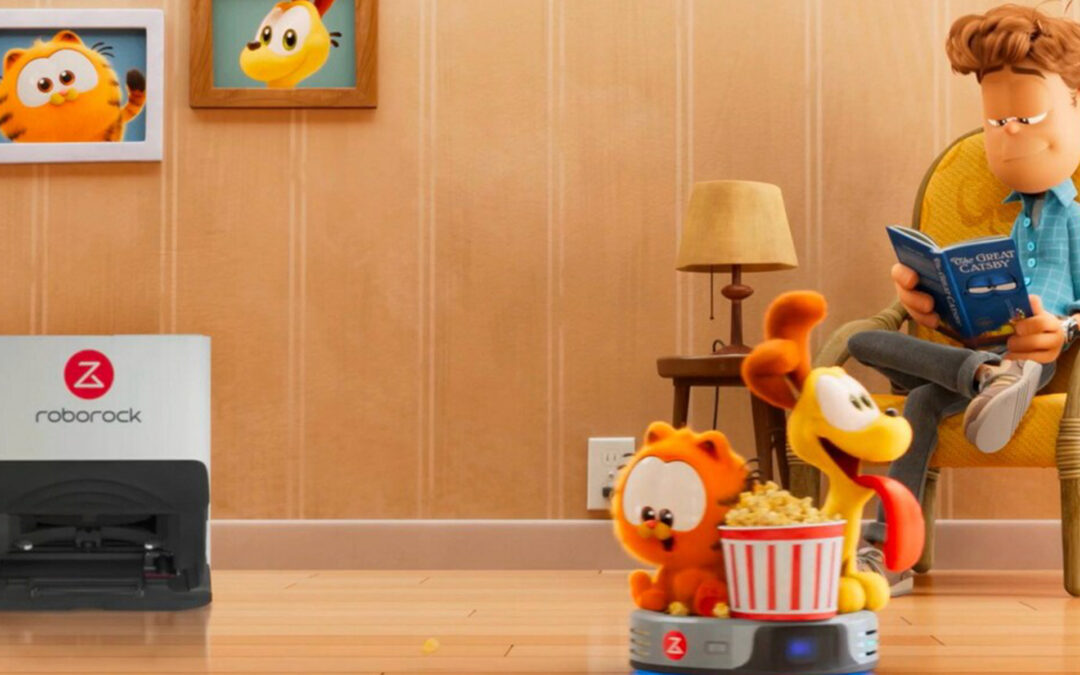 Roborock Collaborates with ‘The Garfield Movie’ To Promote Robotic Cleaning