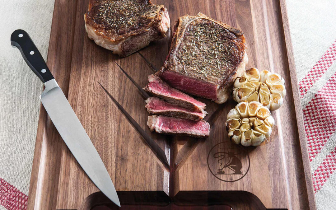 JK Adams Partners with Black Angus Steakhouse for Serving Board Collection