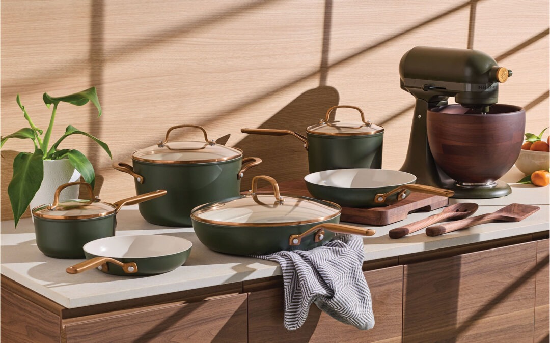 KitchenAid Expands ‘Evergreen Design Series’ Colorway with Hard-Anodized Cookware