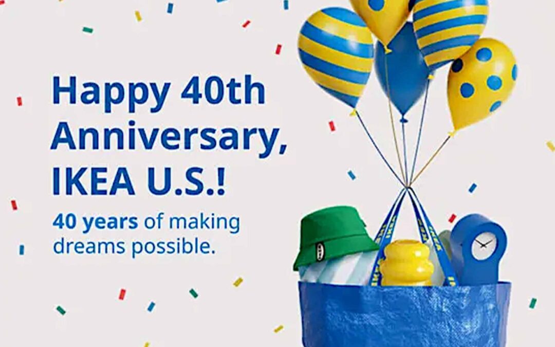 Ikea U.S. Launches 40-Week 40th Anniversary Celebration