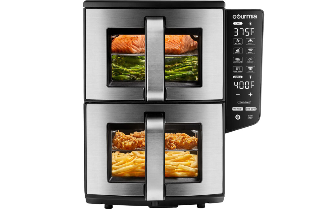 Gourmia Introduces Space-Saving Double-Decker Air Fryer