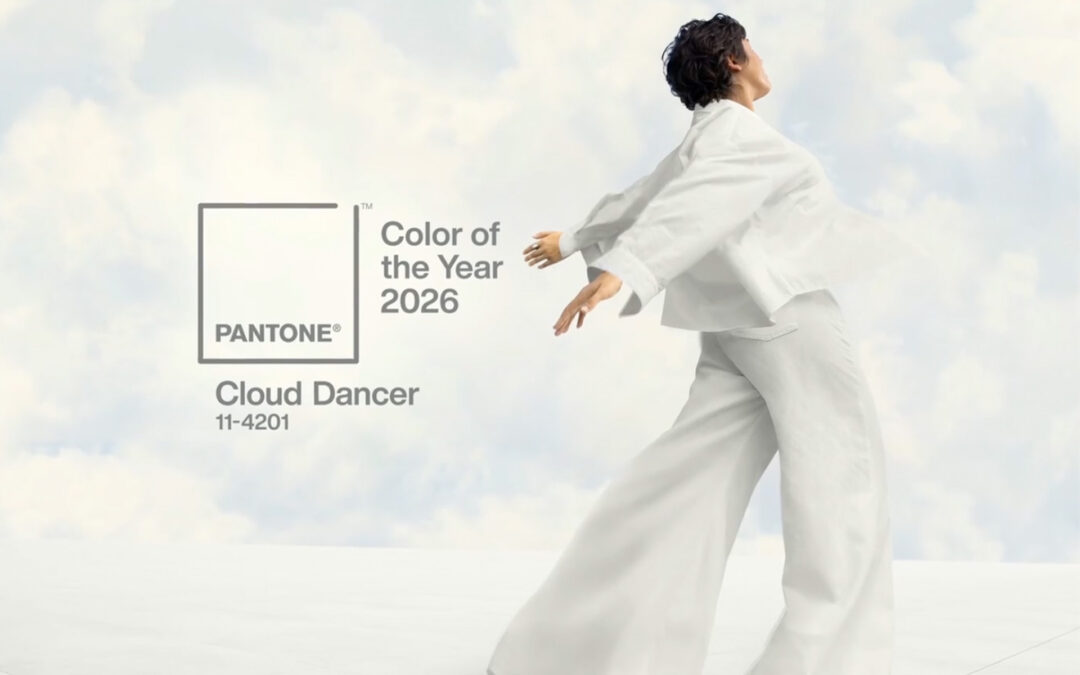 Pantone Selects Airy White ‘Cloud Dancer’ As Its 2026 Color of the Year