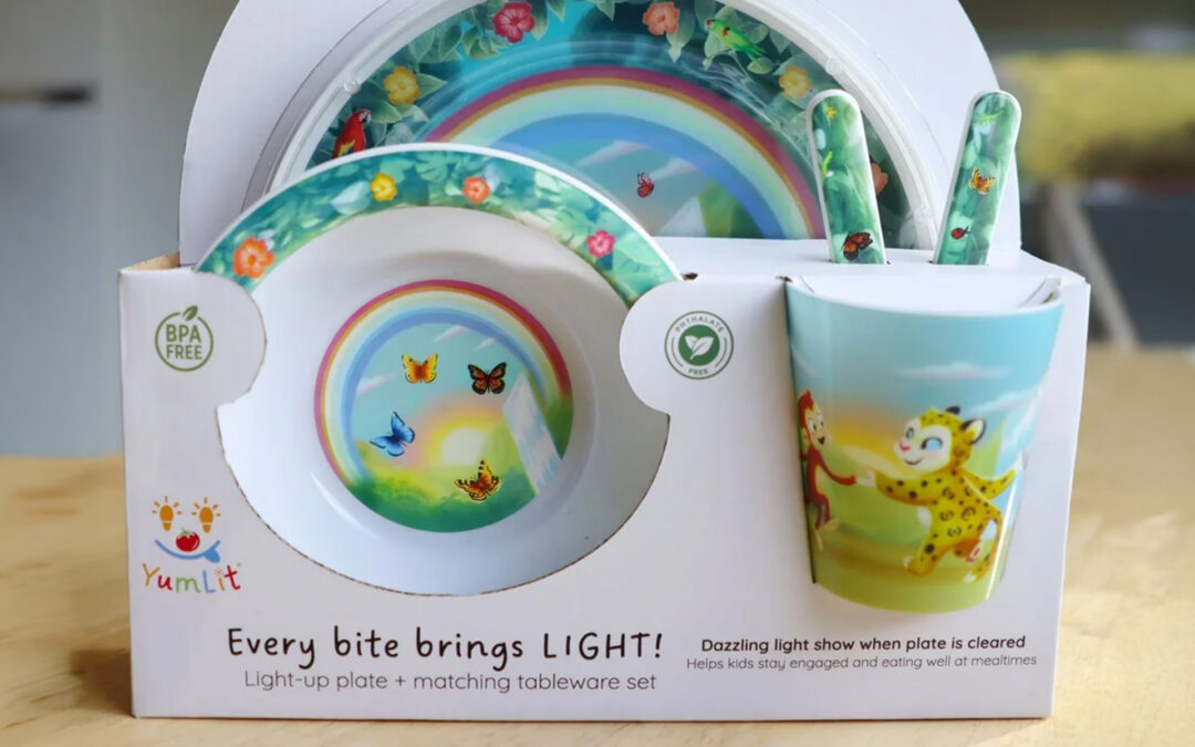 YumLit Debuts Light-Activated Kids Plate at Inspired Home Show’s Inventors Corner