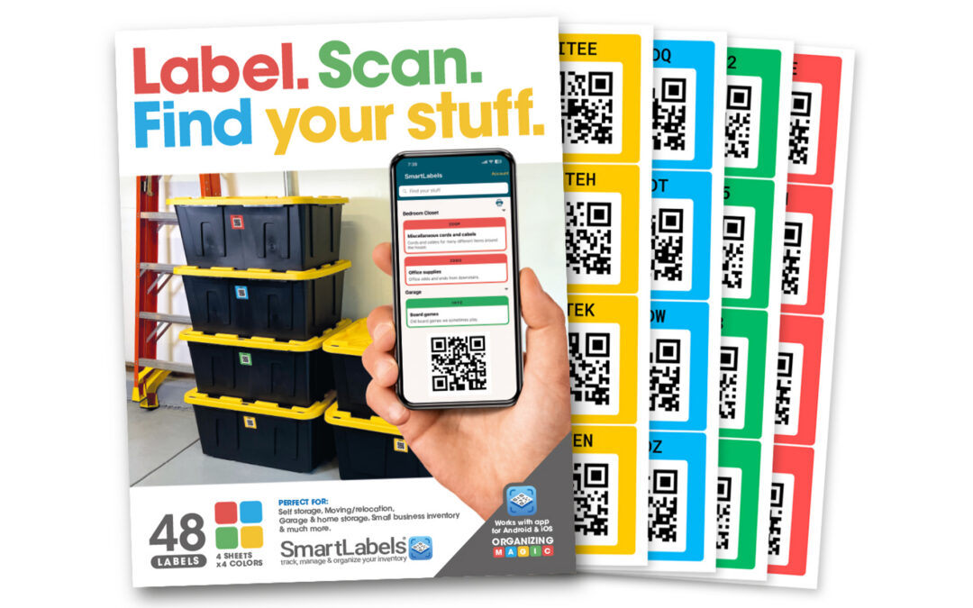 SmartLabels Bring App-Based Organization to Storage Bins