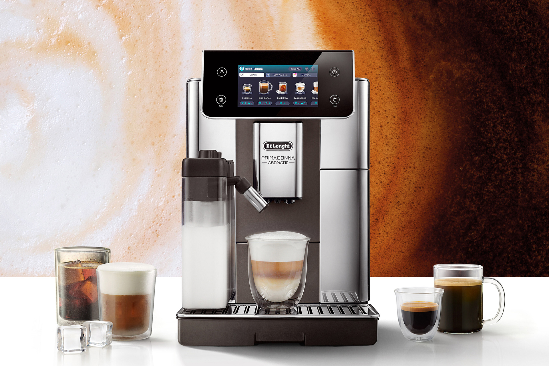 De'Longhi Debuts 'PrimaDonna Aromatic' Espresso Machine | HomePage
