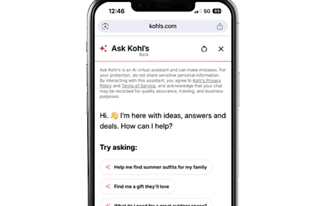 Kohl’s Launches AI Assistant to Boost Discovery, Ease Shopping