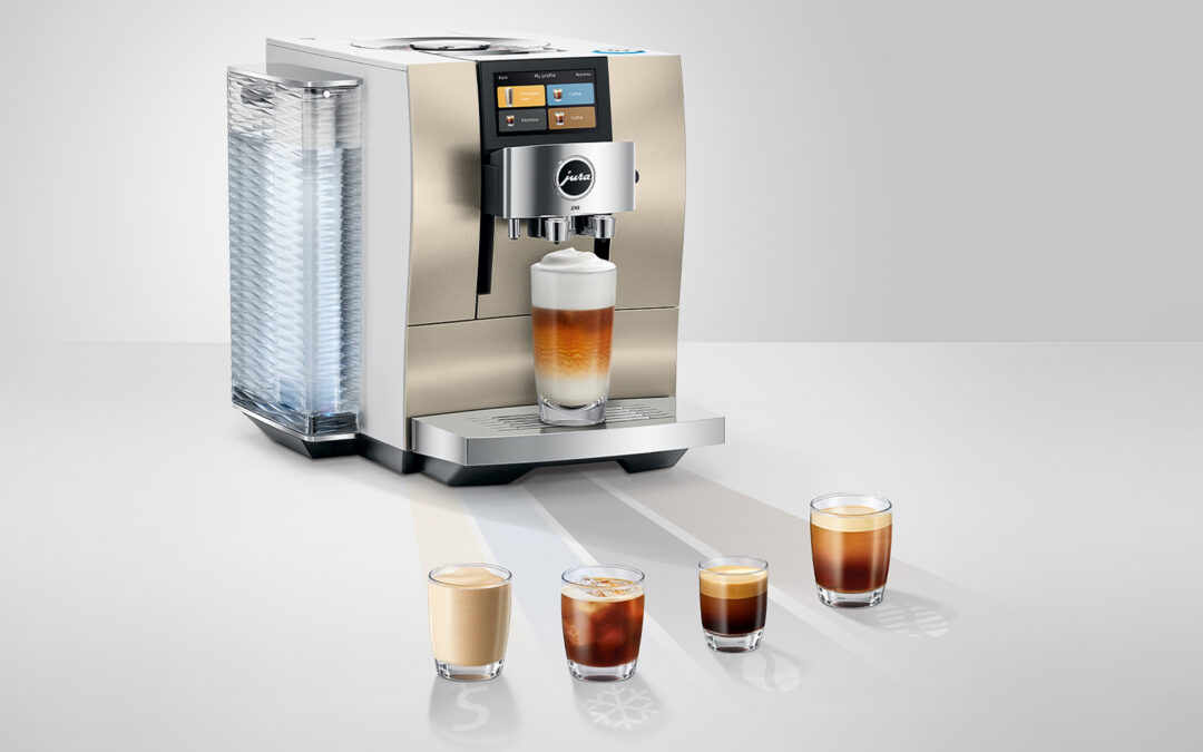 Jura Introduces Z10 Coffee Machine in Aluminum Champagne Finish at Williams Sonoma
