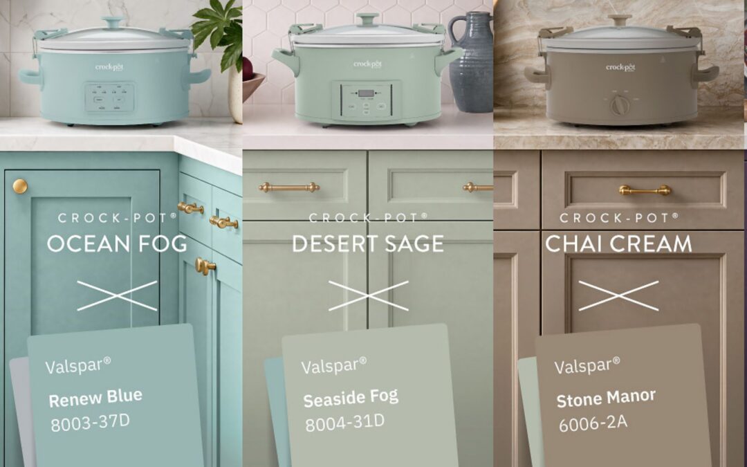 Crock-Pot, Valspar Collab Paints Slow Cookers in Six Kitchen Colorways