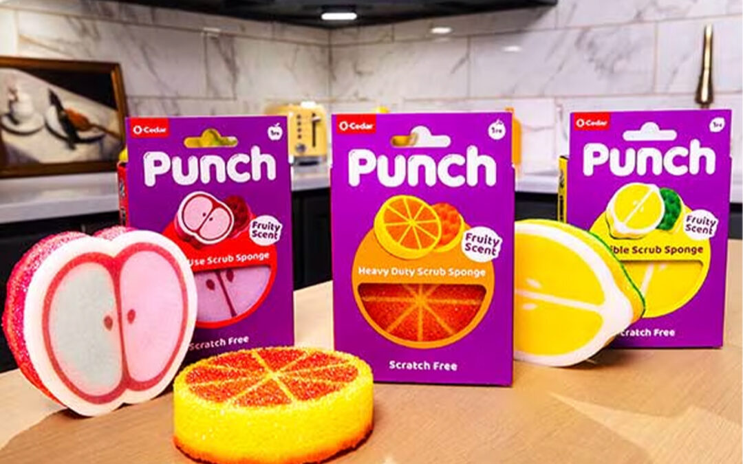 O-Cedar Supports Launch of Fruit-Inspired Scrub Sponges With Social Media Campaign
