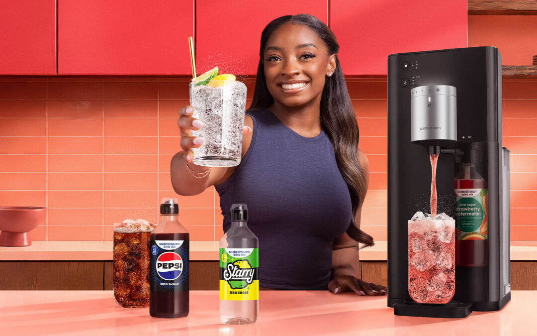 Sodastream Taps Gold Medal Gymnast Biles To Launch ‘Fountain’ Beverage System